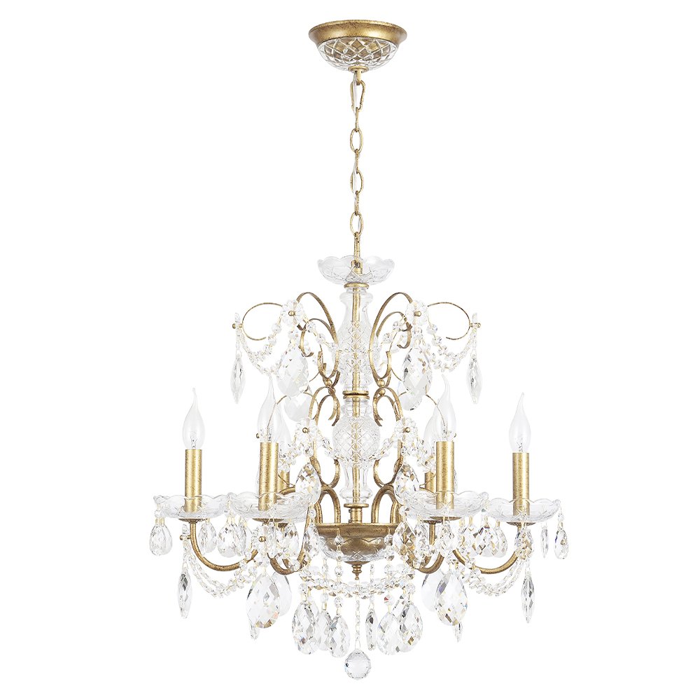 Подвесная люстра Crystal Lux Odelis ODELIS SP6 GOLD