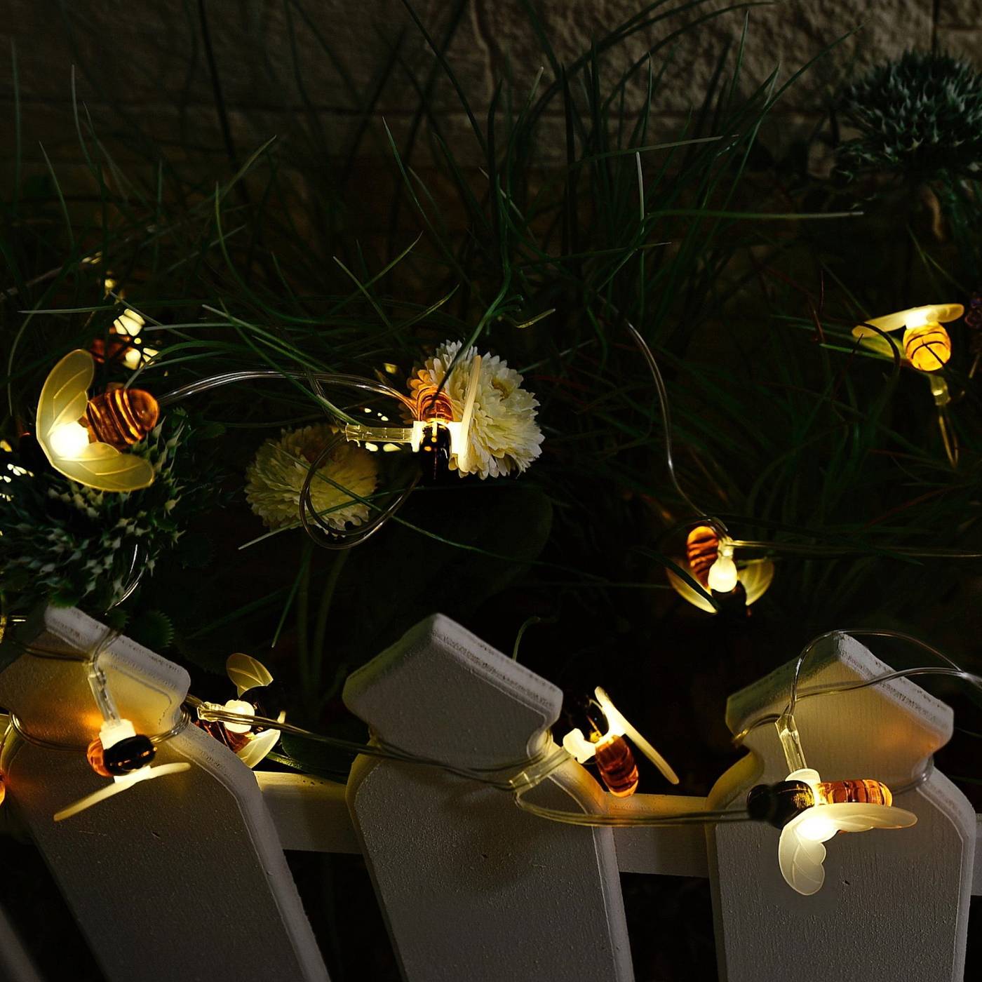 Садовая гирлянда на солнечной батарее Пчелки Uniel USL-S-127/PT4000 BEES