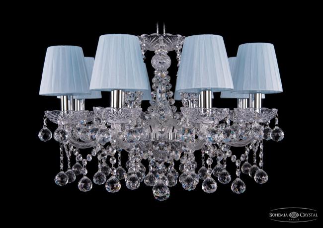 Подвесная хрустальная люстра 1413 Bohemia 1413/8/200 Ni Balls SH4