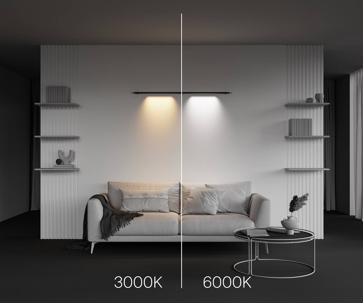 Светильник для штанговой системы освещения Axity Maytoni Points C101CL-L500-12W3-6K-B