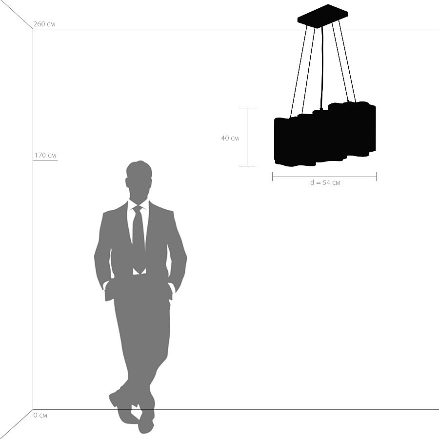802137 Подвесная люстра Lightstar Nubi 802137