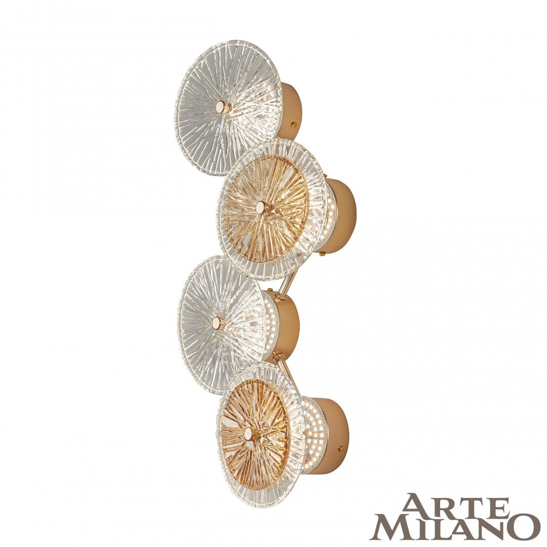 Настенное бра Arte Milano 4.1252B.D250.H500.LED G