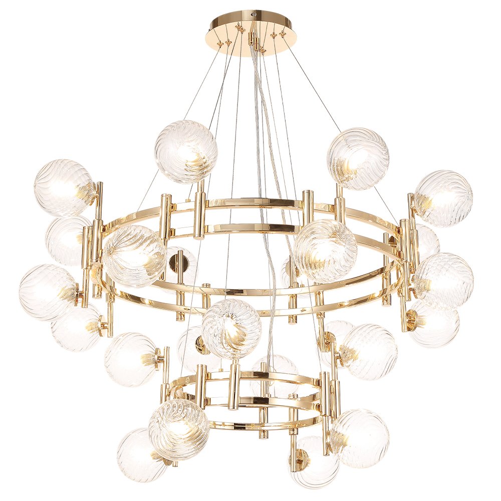 LUXURY SP16+8 GOLD Подвесная люстра Crystal Lux Luxury LUXURY SP16+8 GOLD
