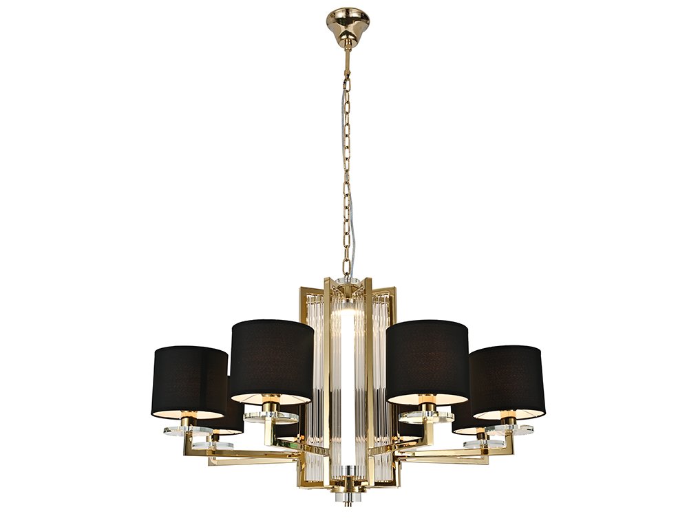 Подвесная люстра Newport 35400 35406+1/C gold без абажуров