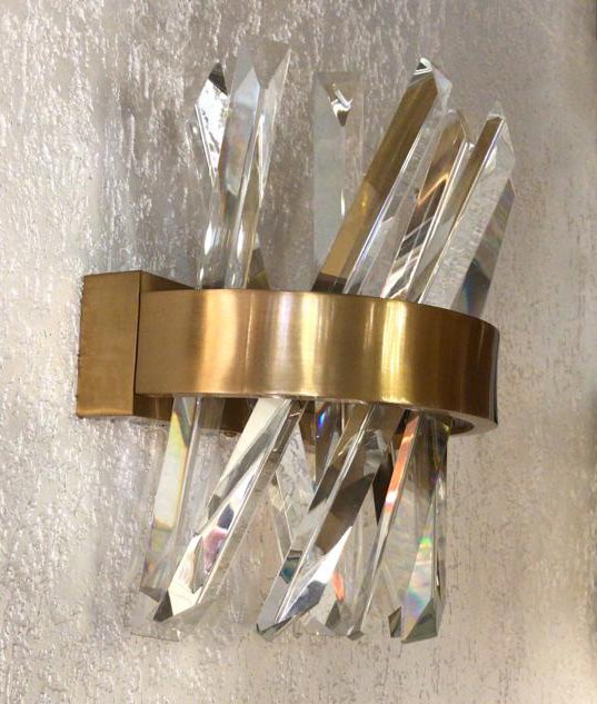 MB18162246-250A light antique brass Настенное бра Delight Collection Akasha MB18162246-250A light antique brass