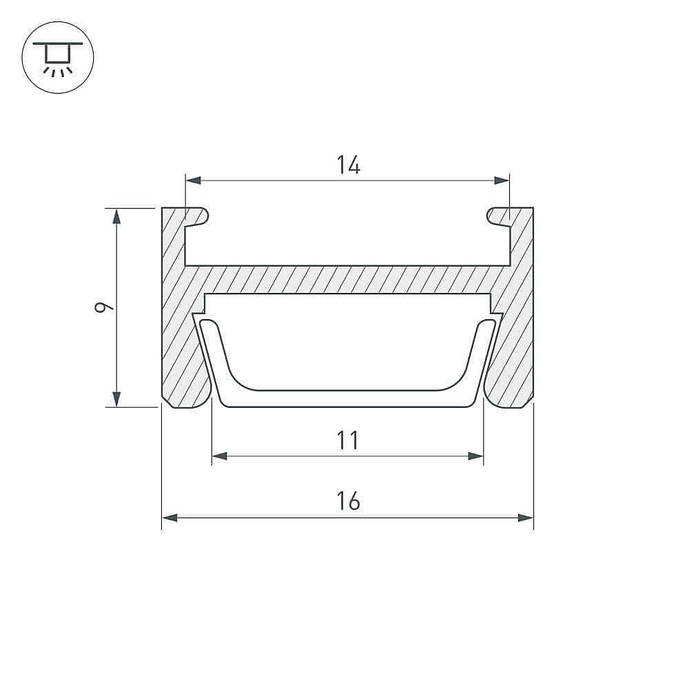 Профиль Arlight 026458