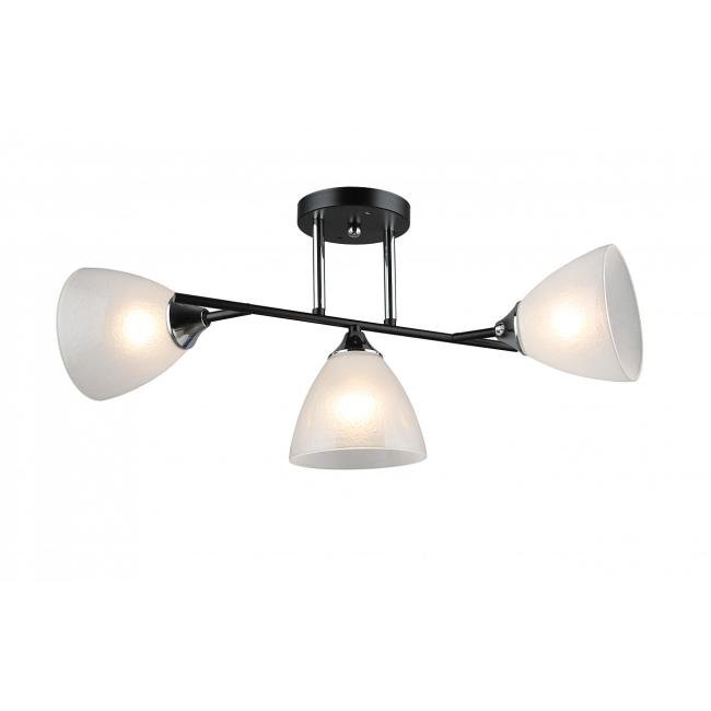 MD.2142-3-S-BK+CH Потолочная люстра IMEX MD.2142-3-S-BK+CH