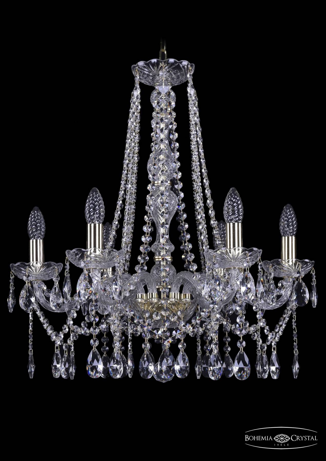 1413/6/200/h-60 G Подвесная хрустальная люстра 1413 Bohemia 1413/6/200/h-60 G