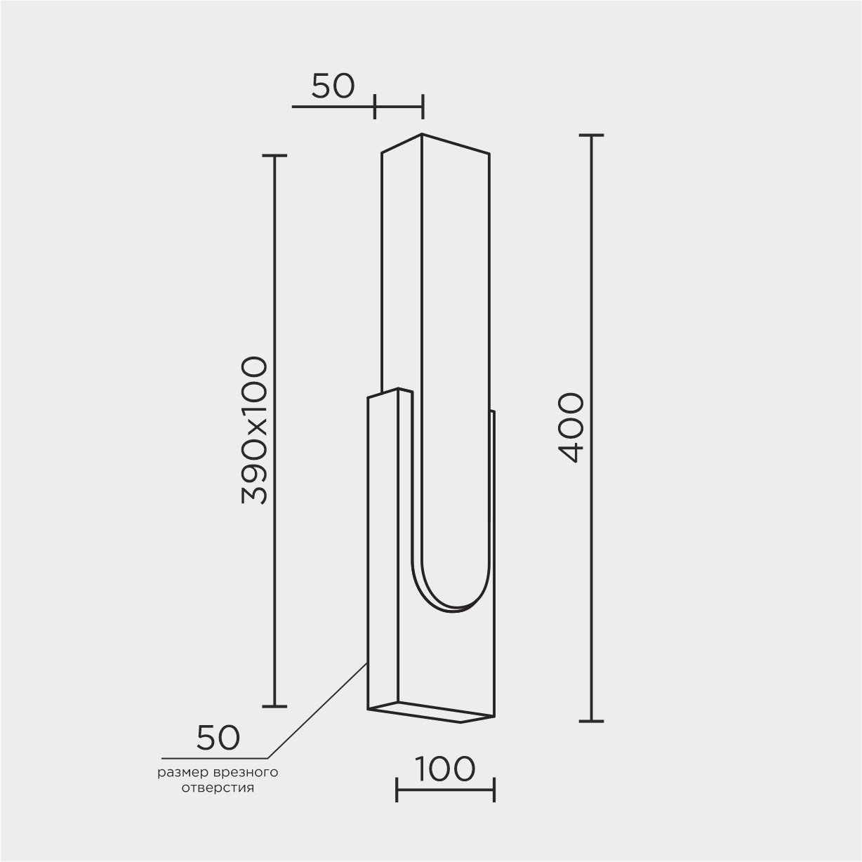 MS.103.400 AB Настенный светильник MS Modelux MS.103.400 AB