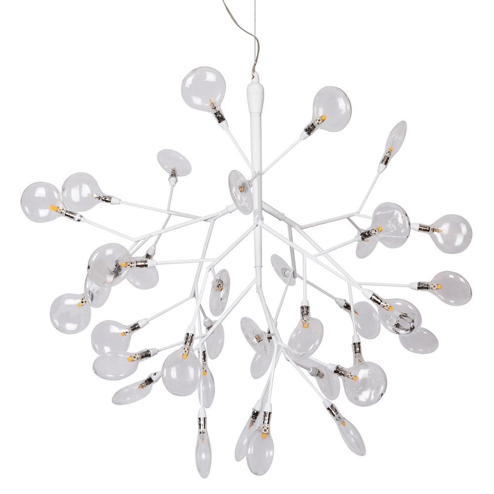 EVITA SP36 WHITE/TRANSPARENT Подвесная люстра Crystal Lux Evita EVITA SP36 WHITE/TRANSPARENT