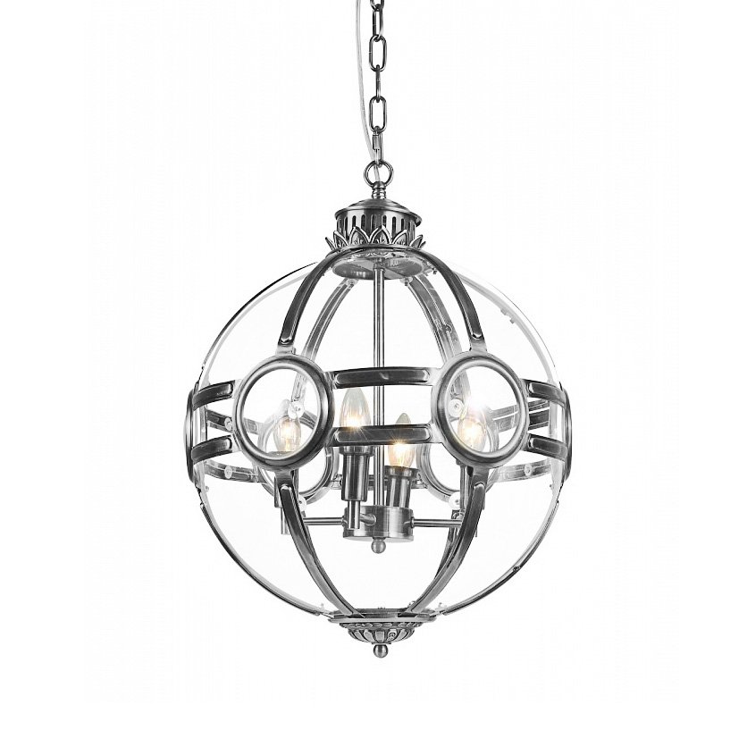 KG0516P-4 steel Подвесная люстра Delight Collection Hagerty KG0516P-4 steel