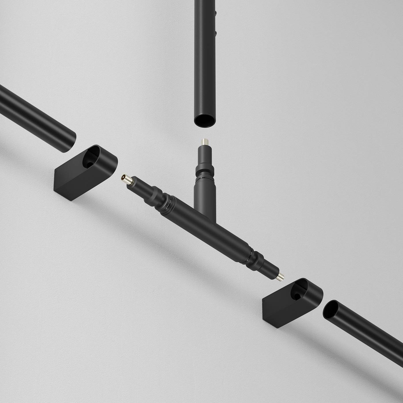 Фиксатор для накладного монтажа штанговой системы Axity Maytoni Accessories for system Axity CA007TC-B