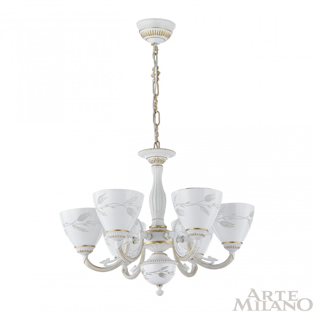 Подвесная люстра Arte Milano Am343659 343659/6 WT+G