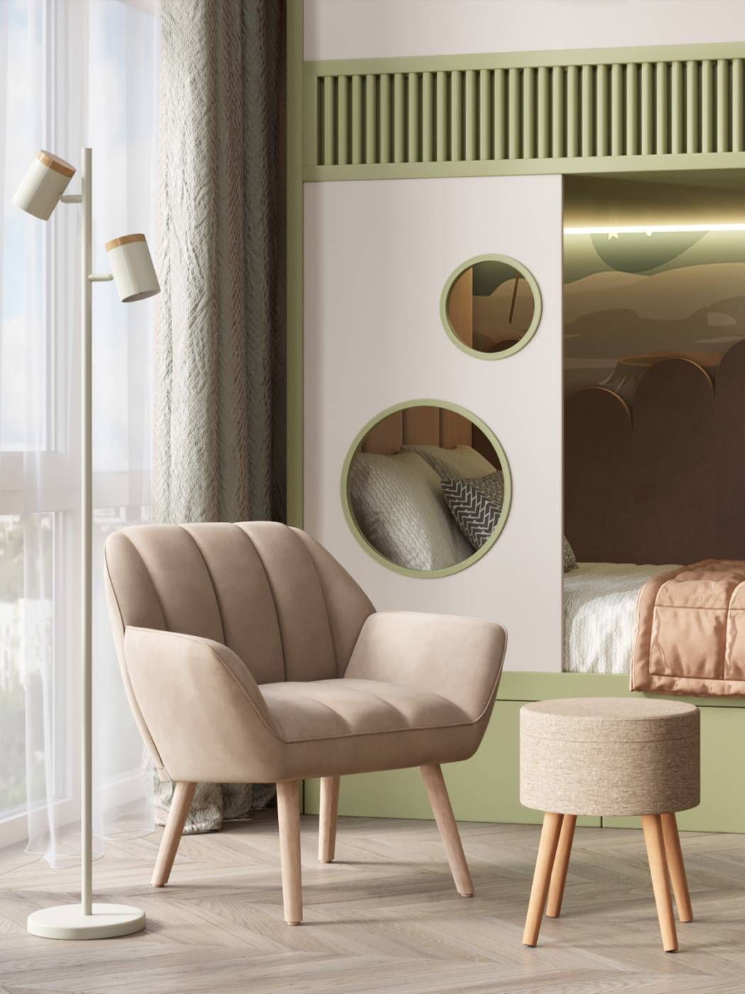 Пуфик Stool Group Store HS-WL14 V1