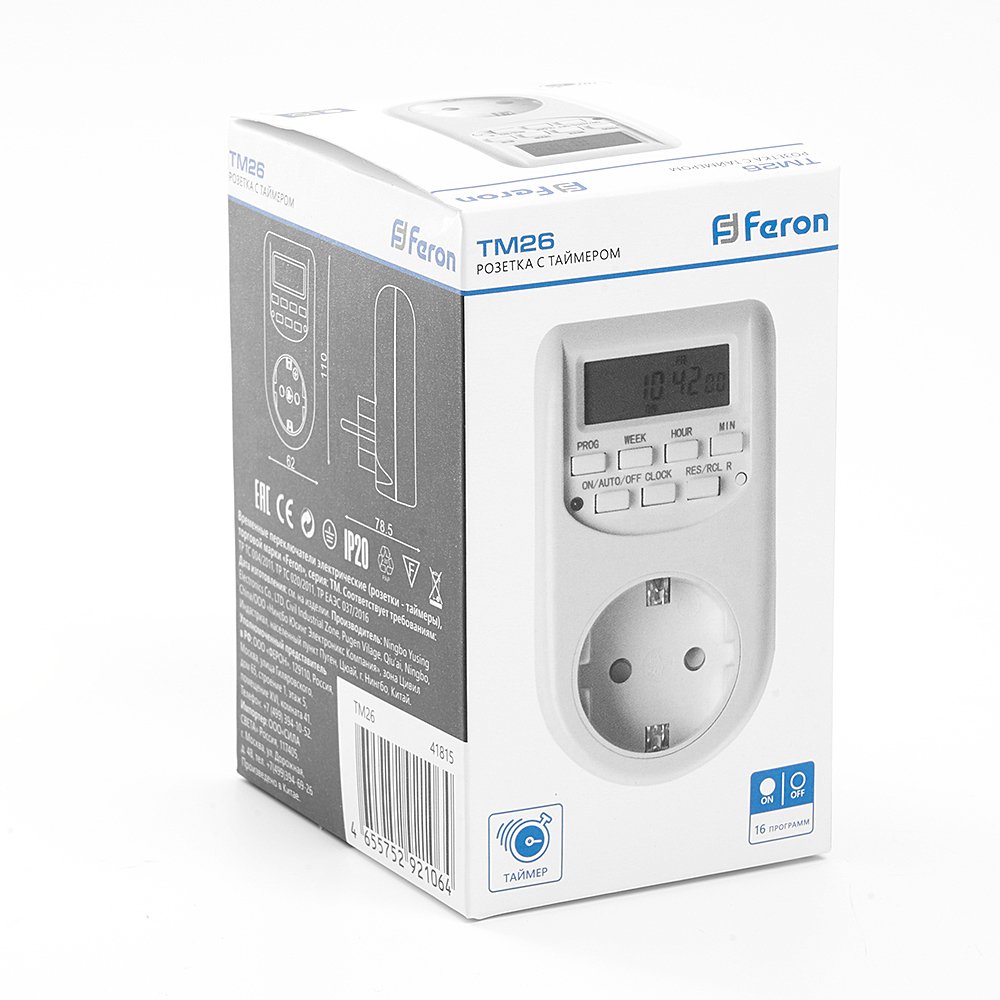 Розетка Feron TM26 41815