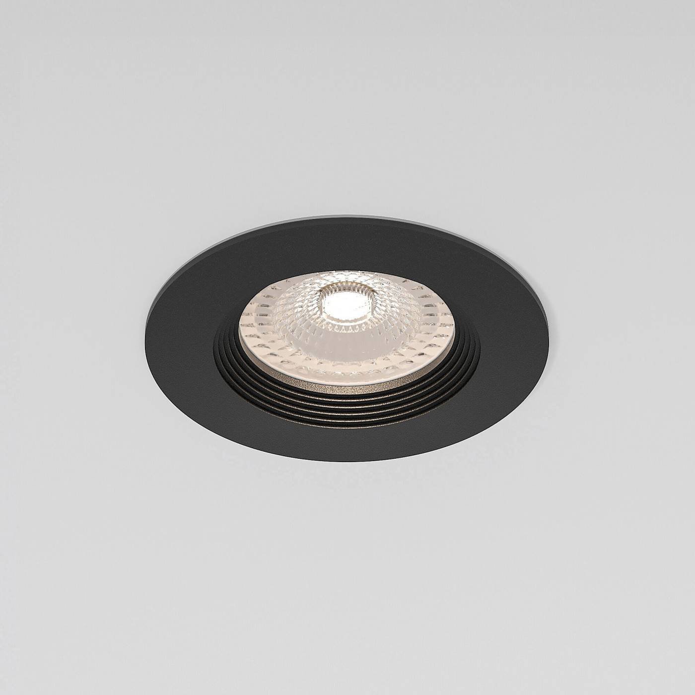 25060/01 GU10 черный IP44 Встраиваемый светильник Elektrostandard City 25060/01 GU10 черный IP44