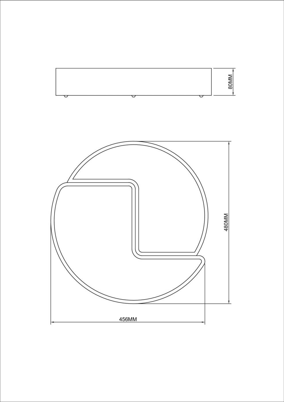 FR6093CL-L48W Потолочный светильник Пазл / Puzzle Freya FR6093CL-L48W