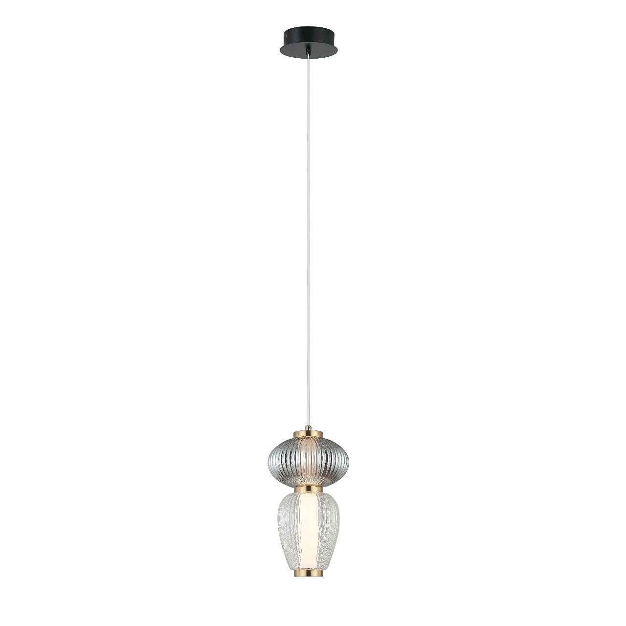 G52158B/2BK BRS+WT+SM+CL Светильник подвесной Gerhort G52158 G52158B/2BK BRS+WT+SM+CL