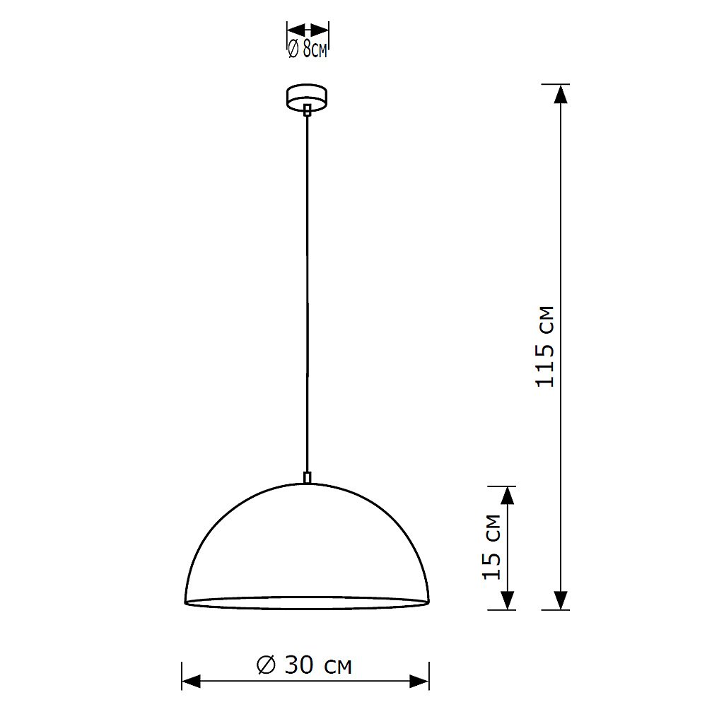 LH032020 Светильник подвесной LightHall Amber 30 LH032020
