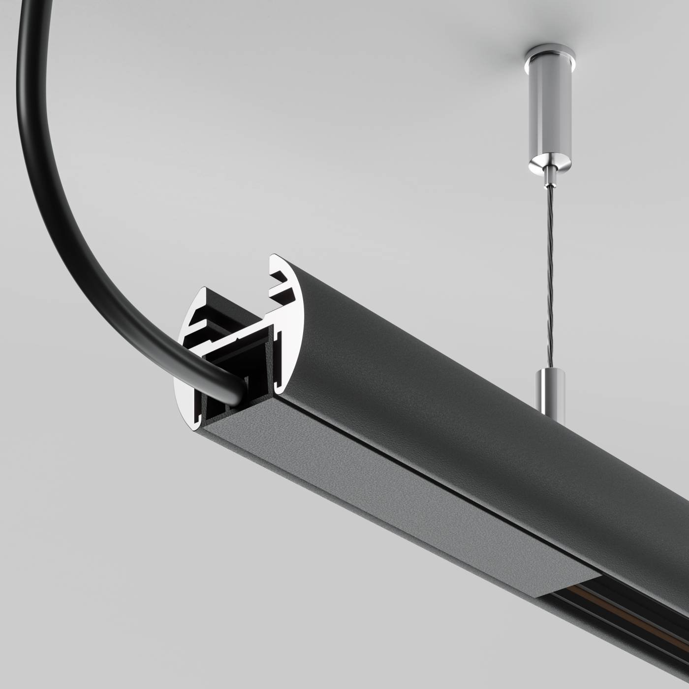 Шинопровод 3м подвесной круглый Maytoni Busbar trunkings Basity TRX172-R-113B