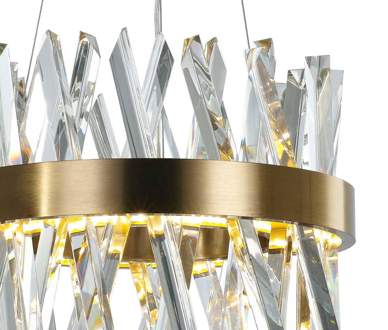 MD18162246-600A light antique brass Подвесная люстра Delight Collection Akasha MD18162246-600A light antique brass