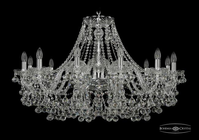 Подвесная хрустальная люстра 1409 Bohemia 1409/12/360 Ni