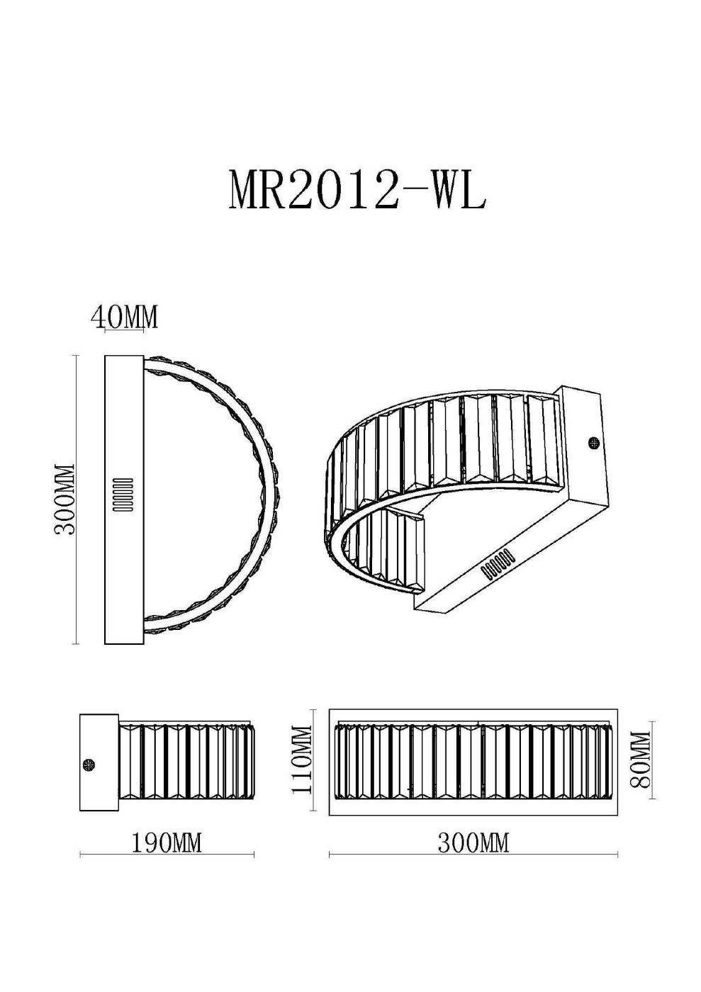 Настенное бра MyFar Irina MR2012-WL