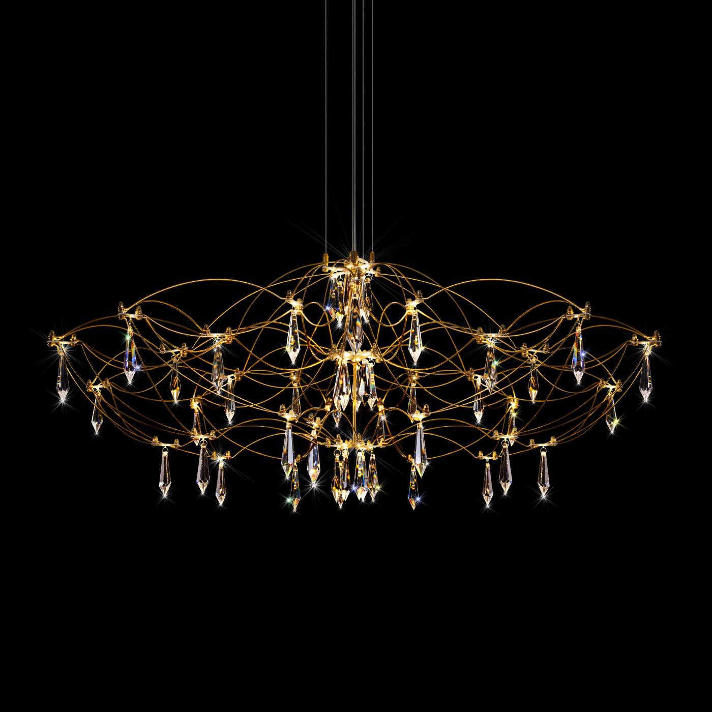 10586/900 Gold Asfour Подвесная люстра Mira Loft It 10586/900 Gold Asfour