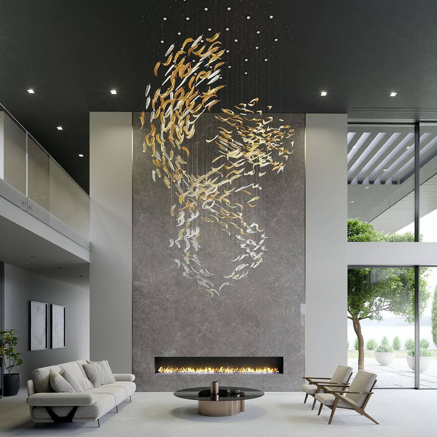 L61802 Люстра каскадная L'Arte Luce Luxury Airy L61802