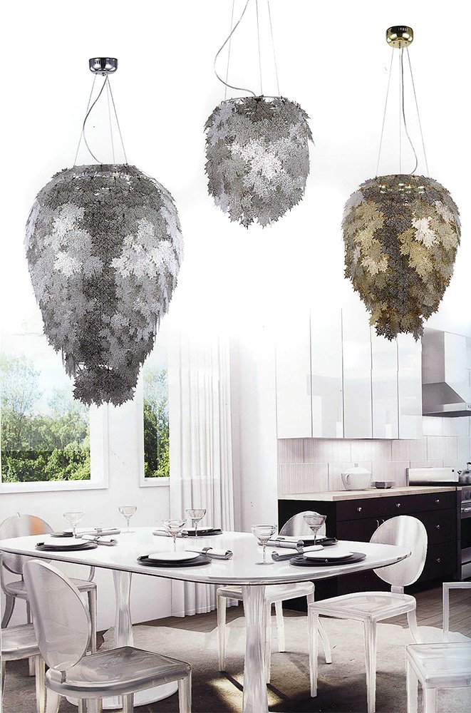 KM0131P-1A silver Подвесная люстра Delight Collection Maple KM0131P-1A silver