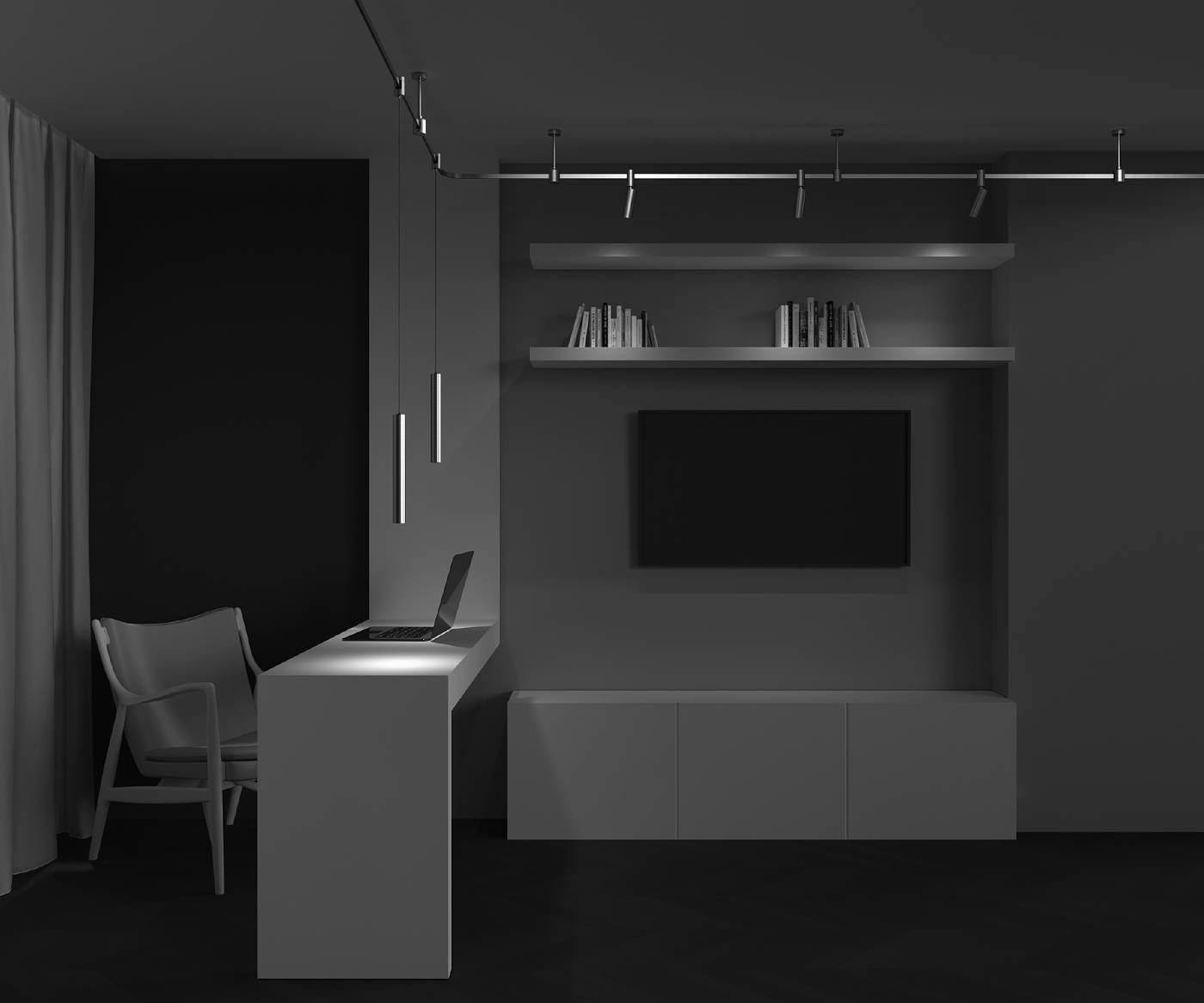 TR155-1-5W4K-PT Трековый светильник Maytoni Focus Led TR155-1-5W4K-PT