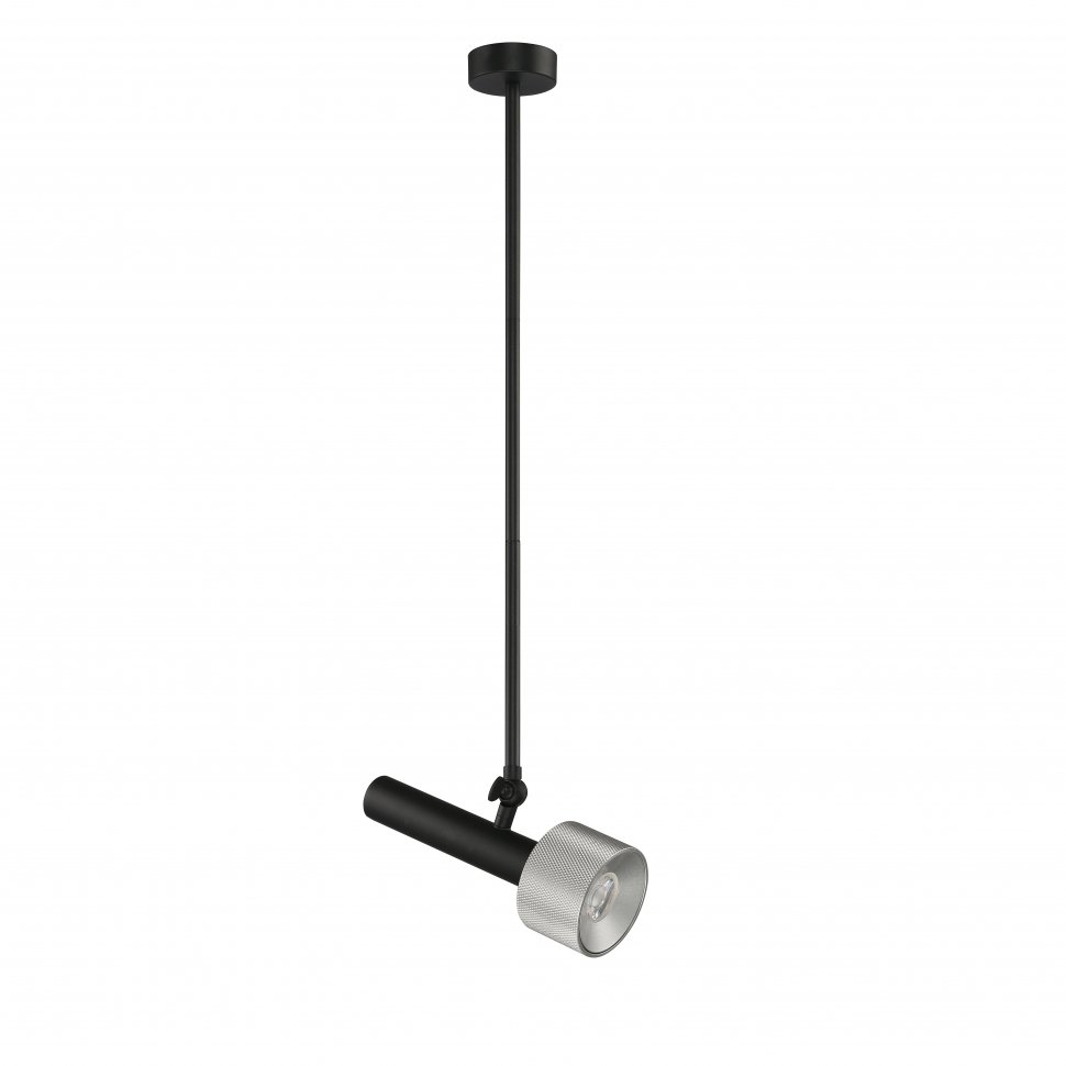 Светильник потолочный ILedex Delta 2361-1 BK+SL