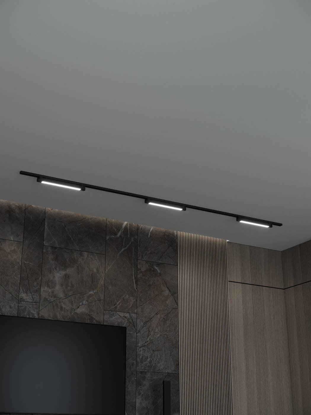 HSBL_kompl_S001_NI3B3K Трековая система №1 однофазная накладная Skylite Hesby Lighting HSBL_kompl_S001_NI3B3K