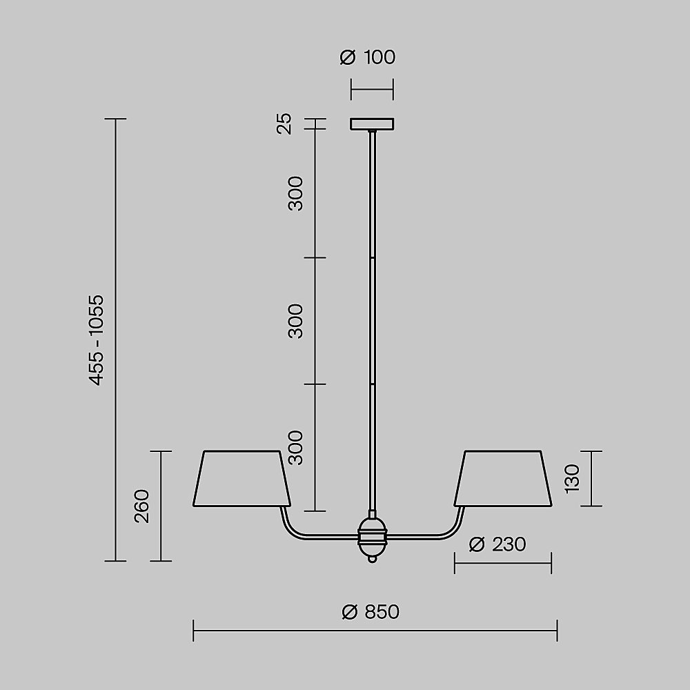 MOD360PL-06BS Светильник подвесной Maytoni Modesto MOD360PL-06BS