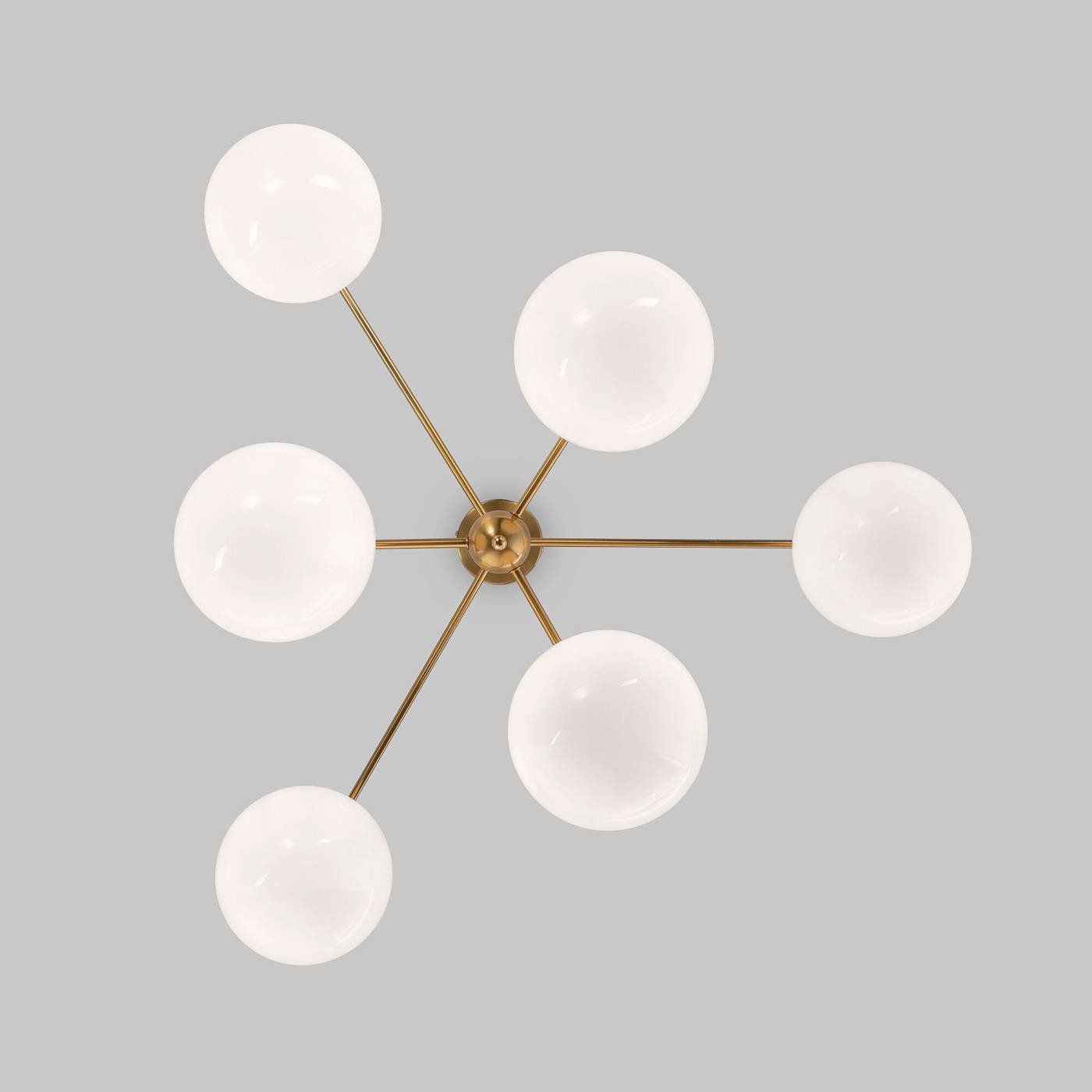 Потолочная люстра Eurosvet Marbella 60147/6 латунь Smart