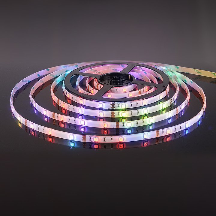 LED лента Elektrostandard 24V 14,4W IP65 Лента светодиодная 60Led 14,4W IP65 мульти (5050 24V 60Led 14,4W IP65 RGB) a052978