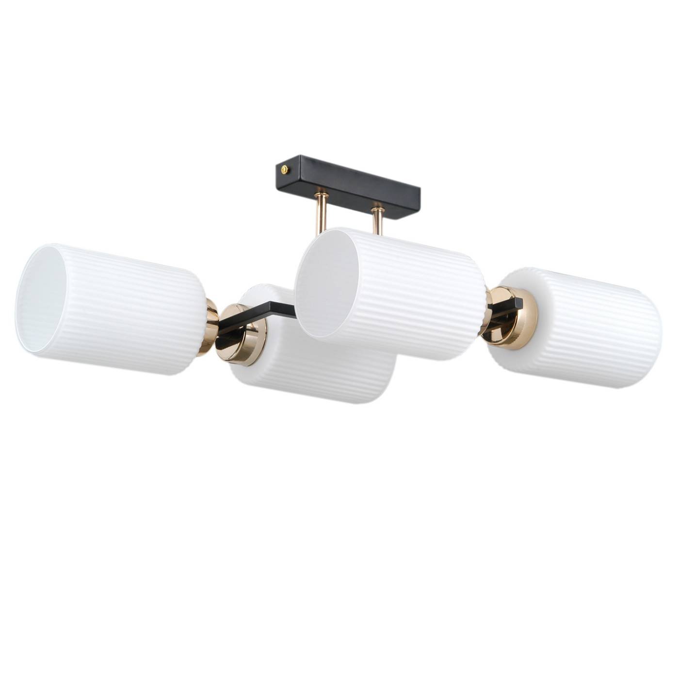 Потолочная люстра ILLUMICO IL0809-4ASQ-25 BK AB NAPLES