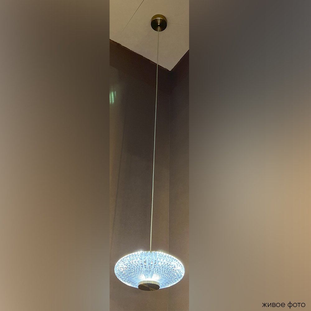 Светильник подвесной Crystal Lux Carazon CARAZON SP1 BRASS