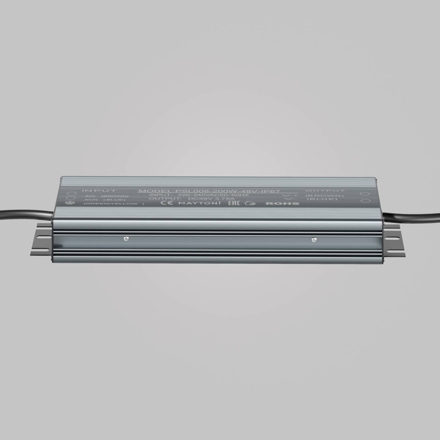 PSI008-200W-48V-IP67 Блок питания Эксилайт / Exilight Voltega PSI008-200W-48V-IP67