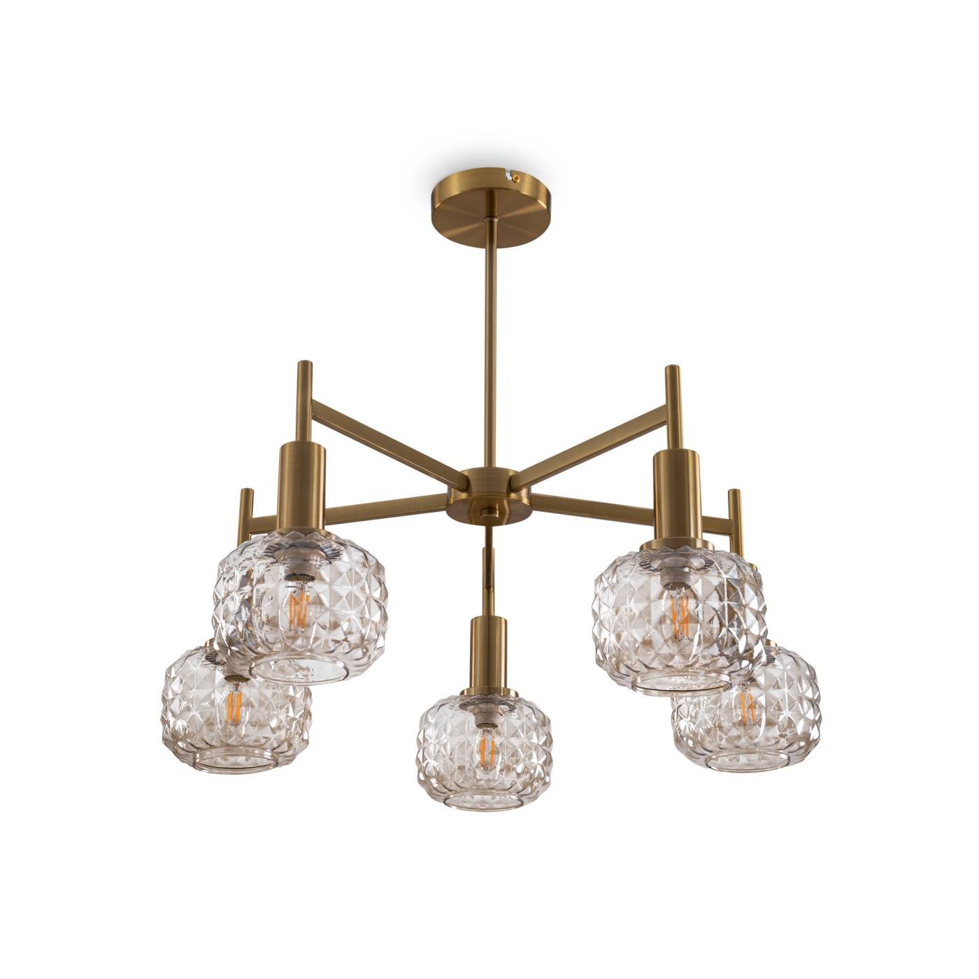 FR5366CL-05BS Потолочная люстра Freya Fero FR5366CL-05BS