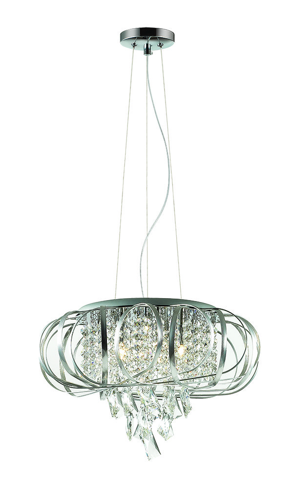 3477/5 Подвесная хрустальная люстра Udessa Odeon Light 3477/5