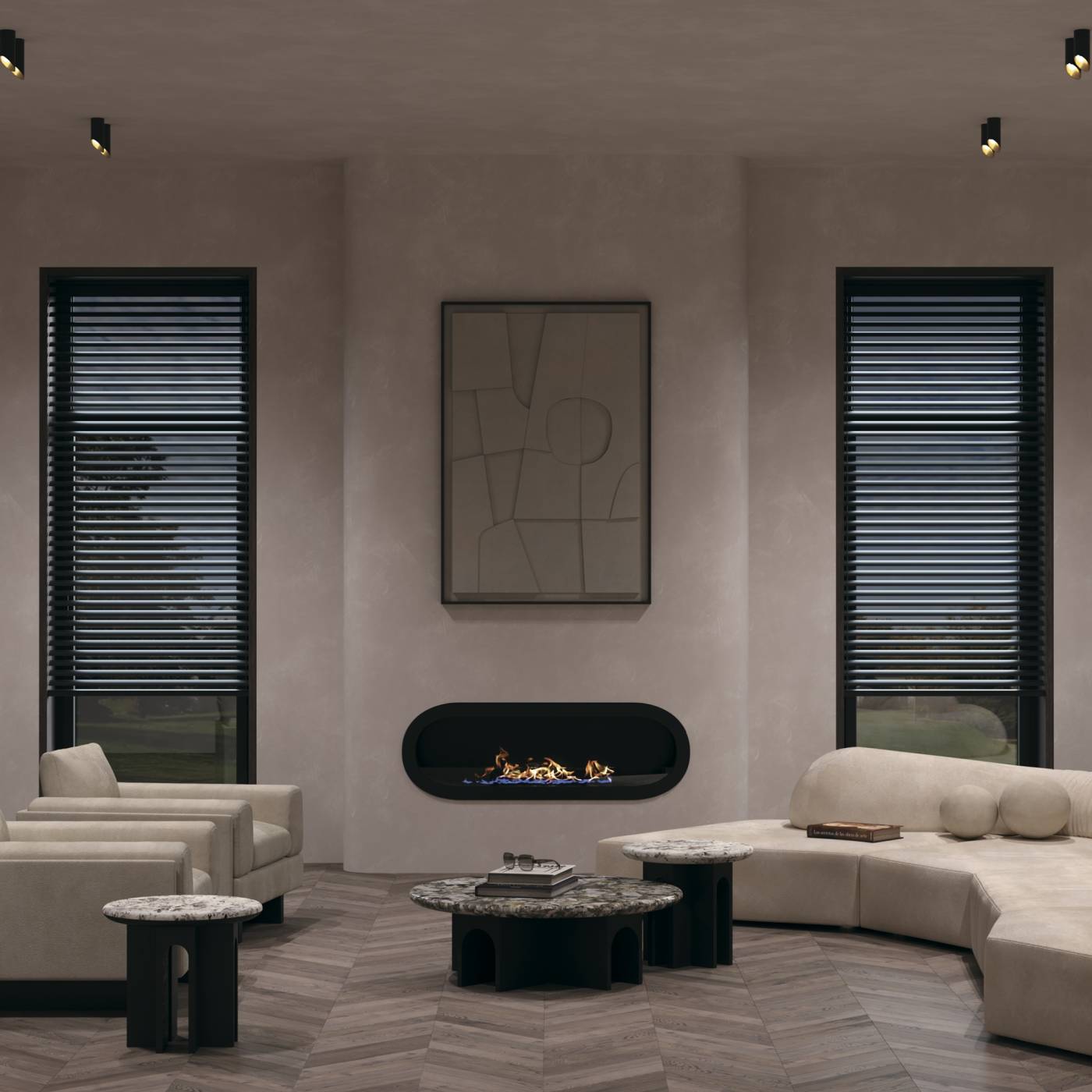 Накладной светильник Maytoni Lipari C044CL-01-15GU10-B