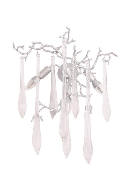 REINA AP3 SILVER PATINA Настенное бра Crystal Lux Reina REINA AP3 SILVER PATINA