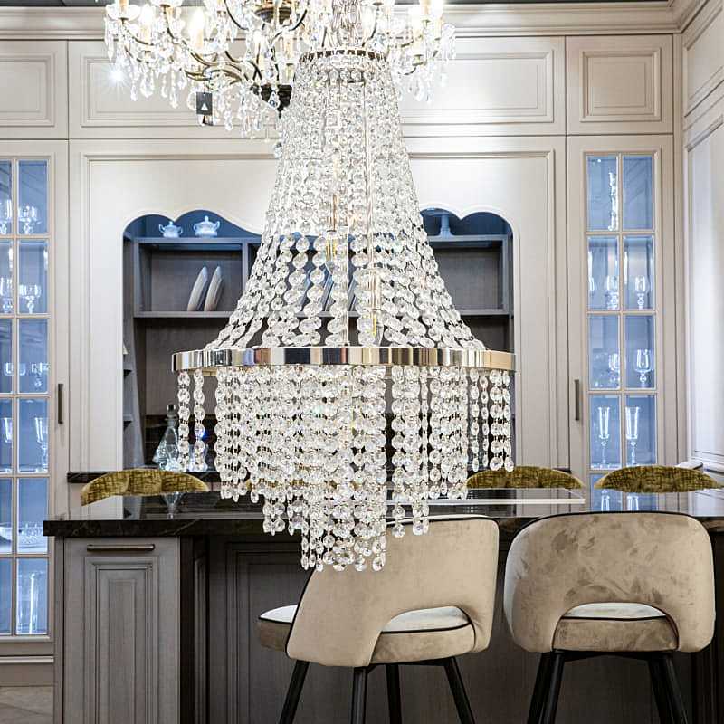 L29100.81 Подвесная хрустальная люстра Mantello L'Arte Luce Luxury L29100.81