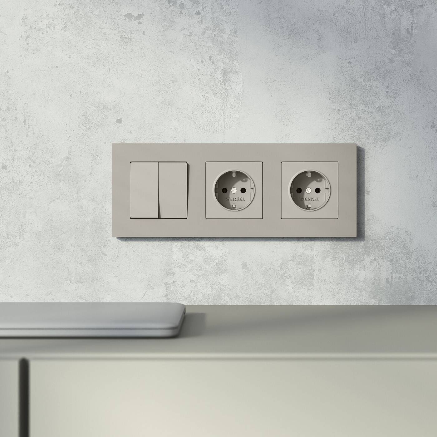W0032917/ Рамка на 3 поста Slab (дымчатый софт) Рамка Werkel W0032917/ Рамка на 3 поста Slab (дымчатый софт)