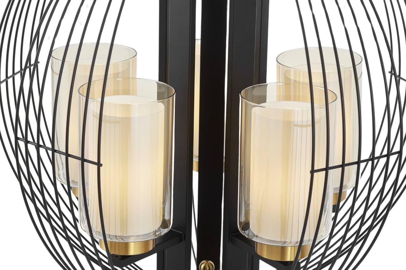 LDP 1245-5 BK+MD Подвесная люстра Lumina Deco Ponti LDP 1245-5 BK+MD