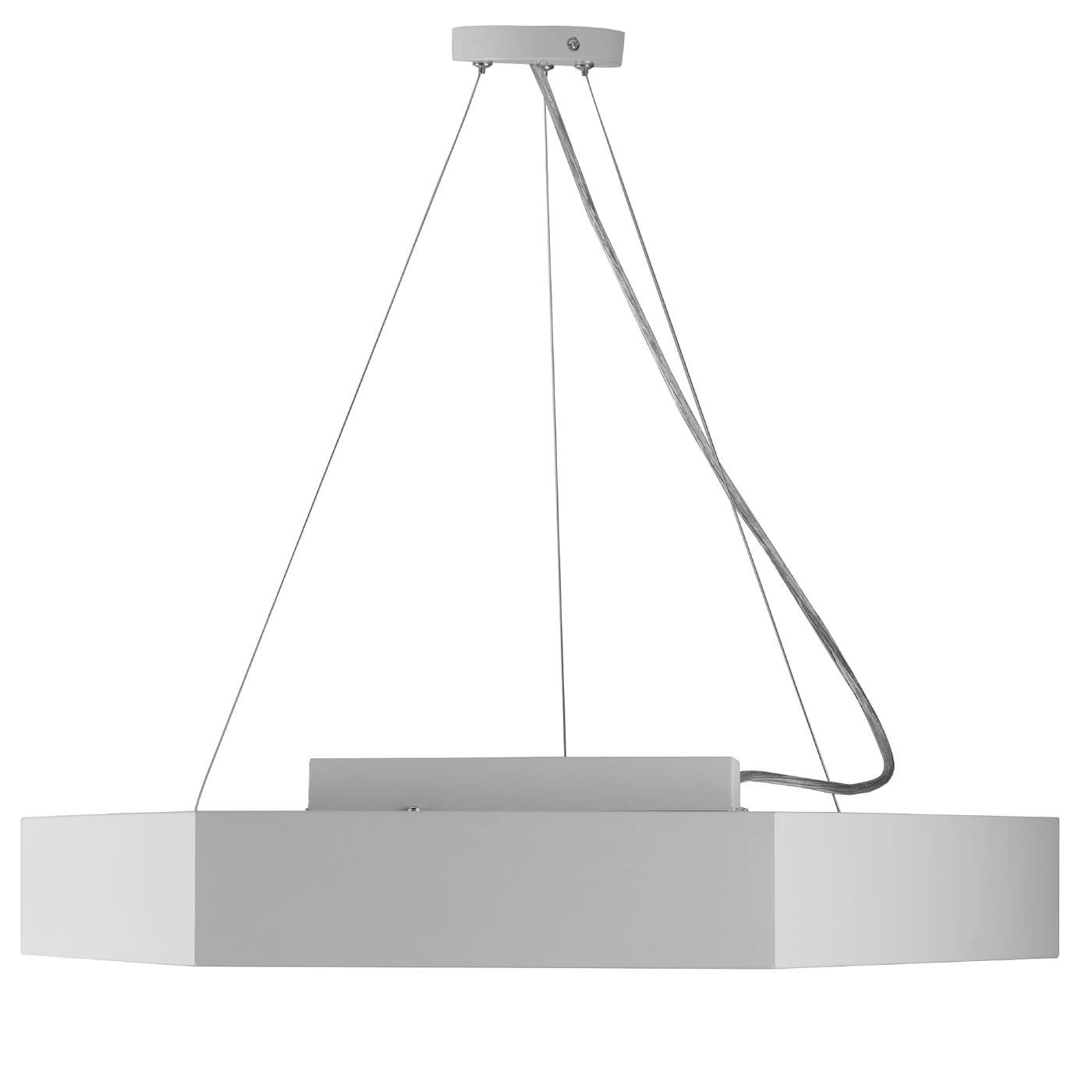 Светильник подвесной ЭРА Hexagon SPO-124-W-40K-051