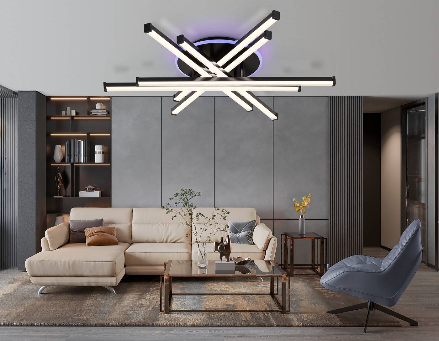 Потолочная люстра Ambrella LineTech FL6272