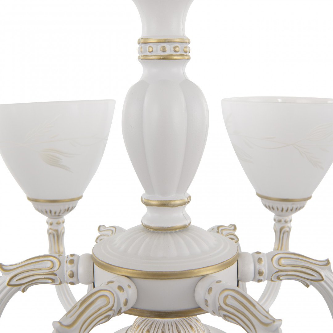 341837/6 WT+G Подвесная люстра Arte Milano Am341837 341837/6 WT+G