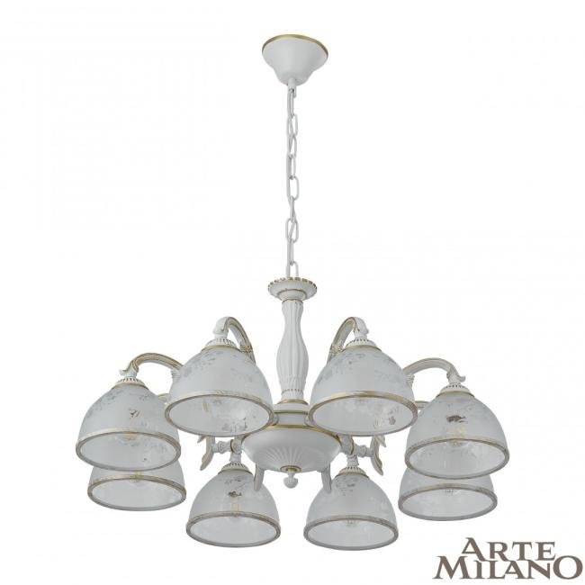 349737/8 WT+G Подвесная люстра Arte Milano Am349737 349737/8 WT+G